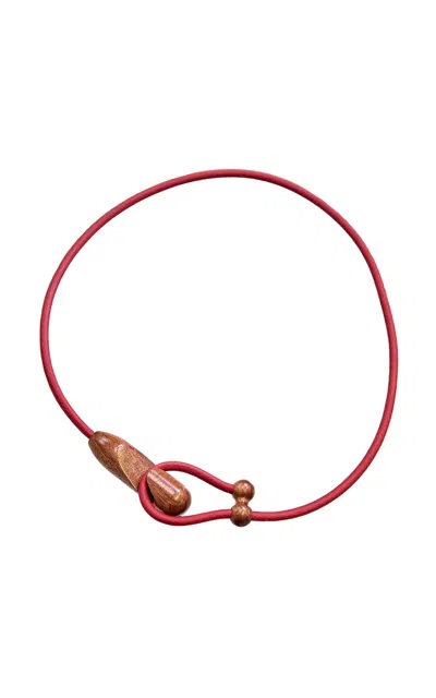 Emanuele Pantanella Design Red Gancio Belt