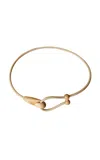 Emanuele Pantanella Design White Gancio Belt In Gold