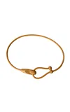 Emanuele Pantanella Design Yellow Gancio Belt In Gold