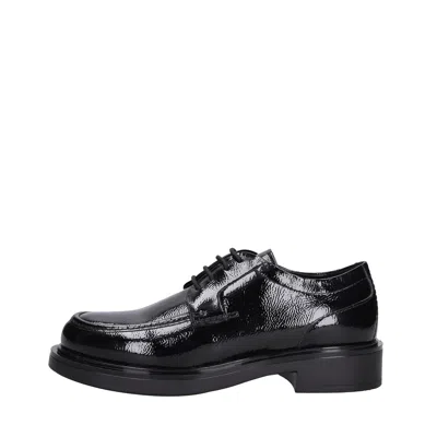 Emanuélle Vee Emanuelle Vee Flat Shoes Black In Nero Neri E Grigi