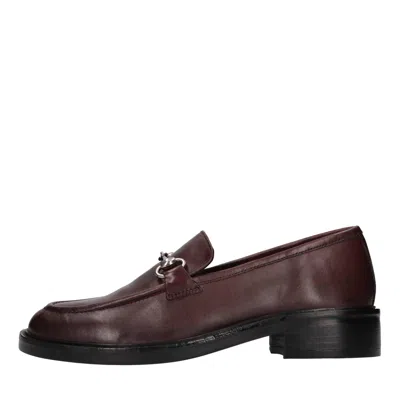 Emanuélle Vee Emanuelle Vee Flat Shoes In Bordeaux