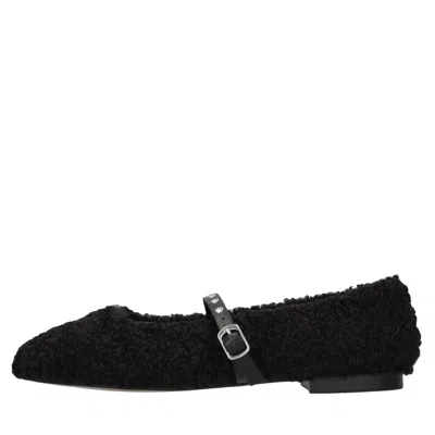 Emanuélle Vee Emanuelle Vee Flat Shoes In Nero Scuri