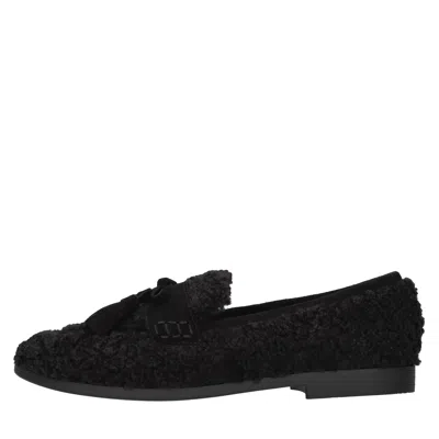 Emanuélle Vee Emanuelle Vee Flat Shoes In Nero Scuri