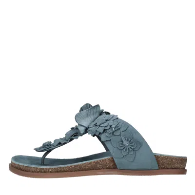 Emanuélle Vee Emanuelle Vee Sandals In Azzurro Blu E Verdi
