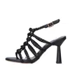 Emanuélle Vee Emanuelle Vee Sandals Black In Nero Neri E Grigi