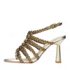 Emanuélle Vee Emanuelle Vee Sandals Golden In Oro Marroni