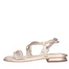 Emanuélle Vee Emanuelle Vee Sandals Golden In Oro Marroni