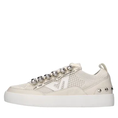 Emanuélle Vee Emanuelle Vee Sneakers In Bianco Neutri