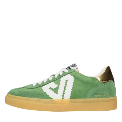 Emanuélle Vee Emanuelle Vee Sneakers Green In Verde Blu E Verdi