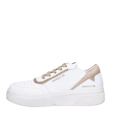 Emanuélle Vee Emanuelle Vee Sneakers White In Bianco Chiari E Naturali