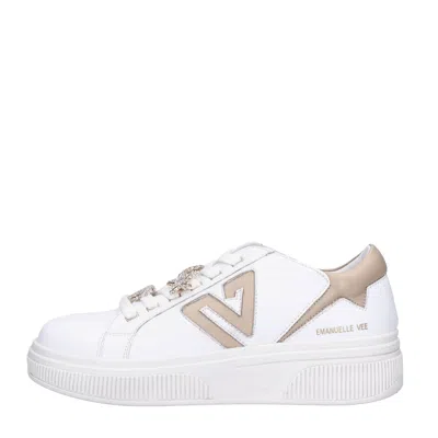 Emanuélle Vee Emanuelle Vee Sneakers White In Bianco Neutri
