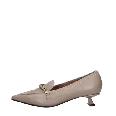 Emanuélle Vee Emanuelle Vee Beige Heels In Beige Chiari E Naturali