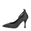 Emanuélle Vee Emanuelle Vee With Heel Black In Nero Neri E Grigi