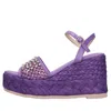 Emanuélle Vee Emanuelle Vee With Heel Purple In Viola Blu E Verdi