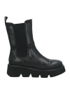 Emanuélle Vee Woman Ankle Boots Black Size 9 Soft Leather