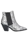Emanuélle Vee Ankle Boots In Silver