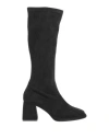 Emanuélle Vee Woman Boot Black Size 7 Textile Fibers In Black