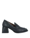Emanuélle Vee Woman Loafers Black Size 7 Soft Leather In Black