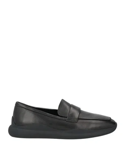 Emanuélle Vee Woman Loafers Black Size 8 Leather