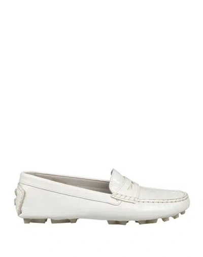 Emanuélle Vee Woman Loafers White Size 7 Lambskin