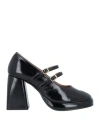 Emanuélle Vee Woman Pumps Black Size 11 Soft Leather