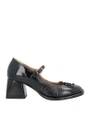 Emanuélle Vee Woman Pumps Black Size 7 Soft Leather