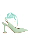 Emanuélle Vee Pumps In Green