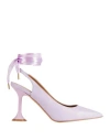 Emanuélle Vee Woman Pumps Light Purple Size 9 Soft Leather