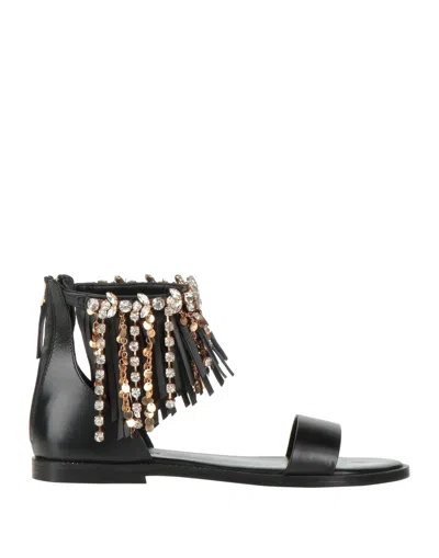 Emanuélle Vee Sandals In Black