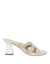 Emanuélle Vee Emanuelle Vee Sandals Multicolour In White