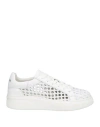 Emanuélle Vee Woman Sneakers Beige Size 8 Leather