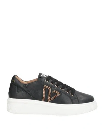 Emanuélle Vee Woman Sneakers Black Size 6 Leather