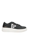 Emanuélle Vee Woman Sneakers Black Size 8 Leather In Black