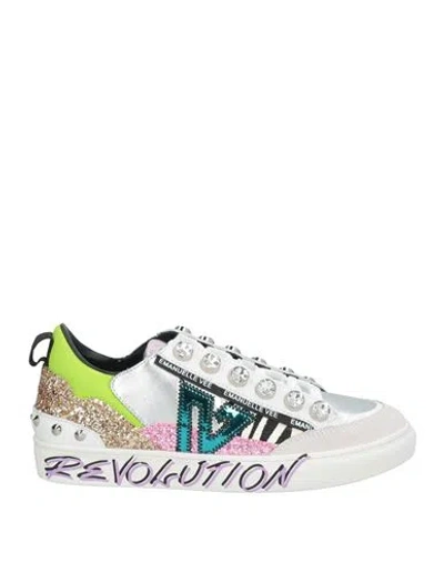 Emanuélle Vee Woman Sneakers Grey Size 6 Leather