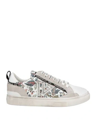 Emanuélle Vee Woman Sneakers Grey Size 8 Leather