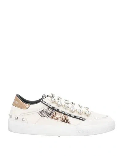 Emanuélle Vee Woman Sneakers Off White Size 8 Leather