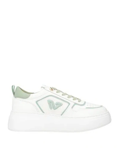 Emanuélle Vee Woman Sneakers Sage Green Size 8 Leather