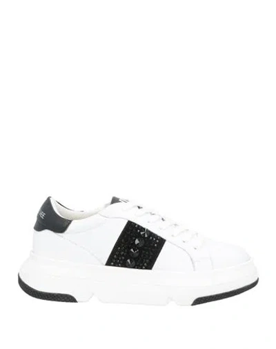 Emanuélle Vee Woman Sneakers White Size 10 Leather