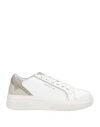 Emanuélle Vee Woman Sneakers White Size 8 Leather In White