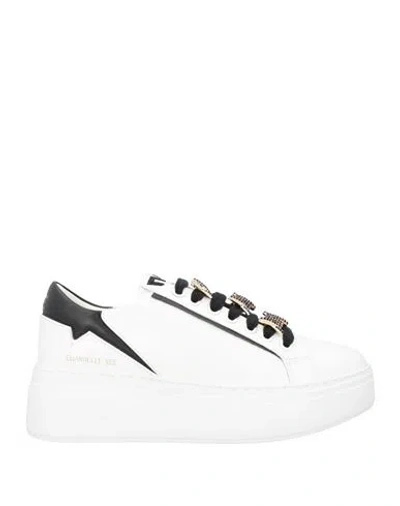 Emanuélle Vee Woman Sneakers White Size 7 Leather