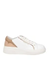 Emanuélle Vee Woman Sneakers White Size 7 Leather In White