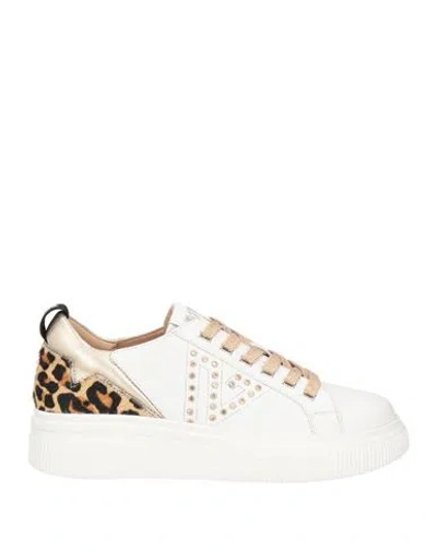 Emanuélle Vee Woman Sneakers White Size 8 Leather