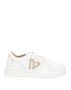 Emanuélle Vee Woman Sneakers White Size 8 Leather