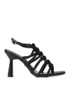 Emanuélle Vee Emanuelle Vee Sandals Black In Black