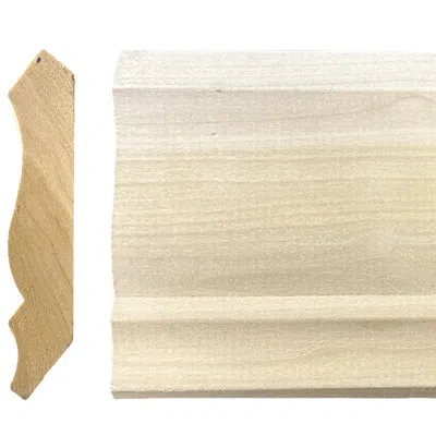 Emark 96'' H X 3.625'' W X 0.625'' D Wood Crown In Poplar