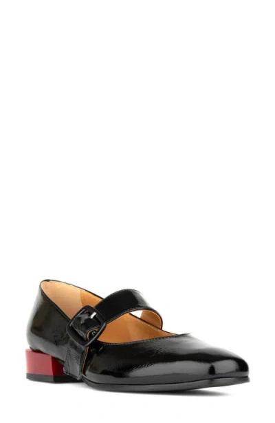 Embassy London Bliss Mary Jane Flat In Black