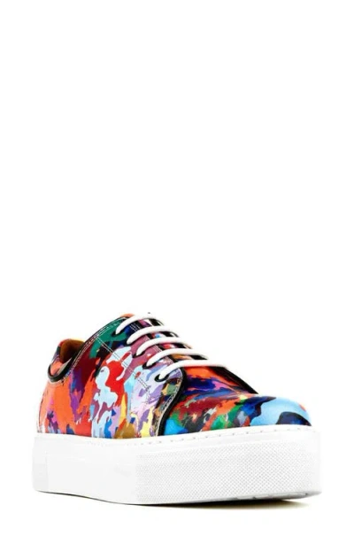 Embassy London Camila Water Resistant Lace-up Sneaker In Multi