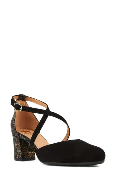 Embassy London Dannii Ankle Strap Pump In Black