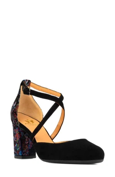 Embassy London Kylie Ankle Strap Pump In Black