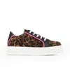Embassy London Usa Black / Brown Camila - Leopard - Womens Designer Sneakers In Black/brown